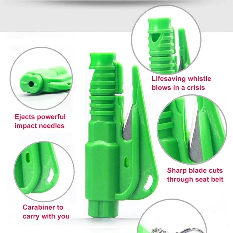 1pc ミニ安全ハンマーキーホルダー脱出車救命脱出ハンマー窓 - Rescue Rope Throw のレビューと価格