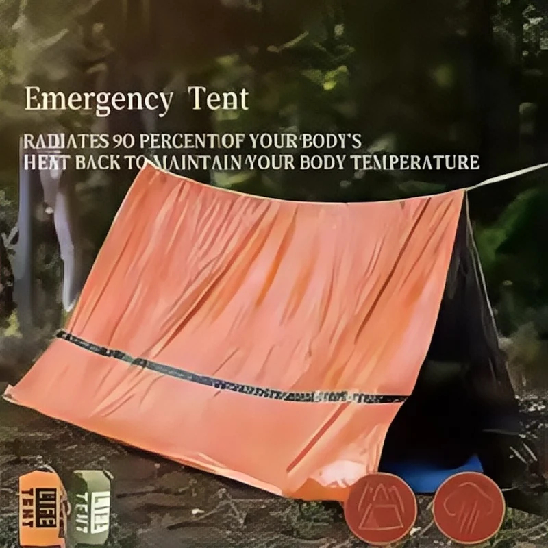 2人用緊急サバイバルシェルター 防水マイラービビーテント 保 - Bivy Bag Emergency のレビューと価格