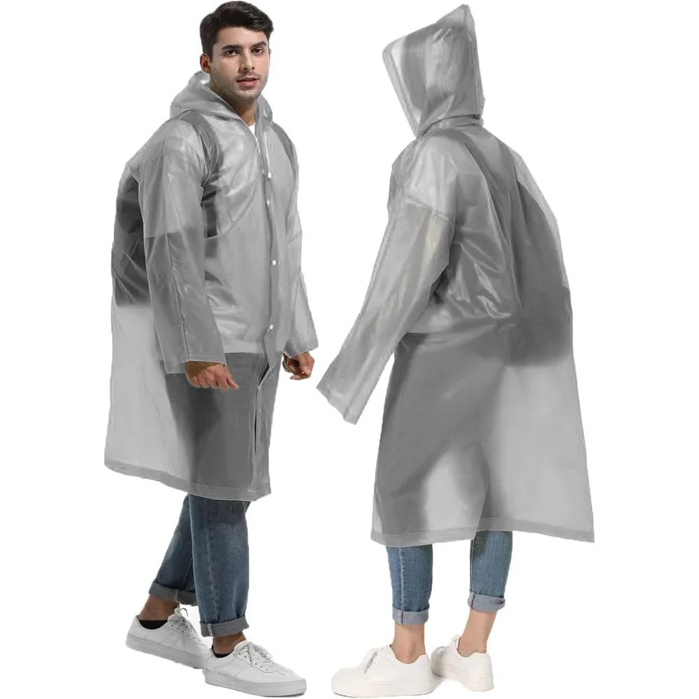  1/2 個コンパクト再利用可能なレインポンチョ軽量緊急レ - Emergency Poncho Rain のレビューと価格